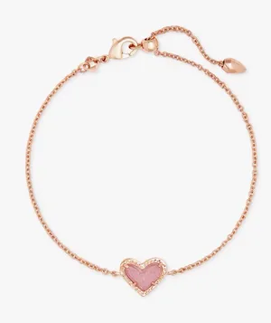 Ari Kendra Scott Heart Bracelet Rose Gold thumbnail 1