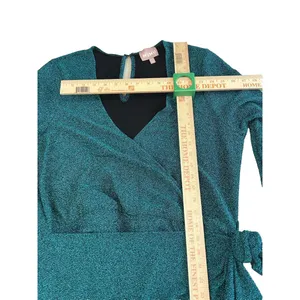Show Me Your Mumu Stage Skort Green Peacock Metallic XXL thumbnail 6