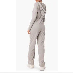 Edikted Terry Cloth Hooded Loungewear Jumpsuit thumbnail 2