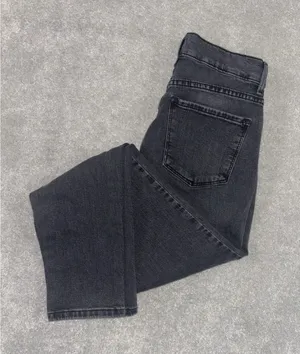 mott bow mom jeans gray Black wash 26x28‎ Size 26 thumbnail 1