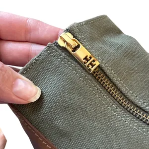 Tory Burch Oren Peep Toe‎ Booties Olive Brown Leather 8 thumbnail 8