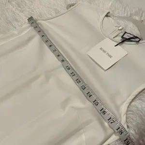 NEW Beare Park Drill Sleeveless Dress in Ivory SS23 Size 6 thumbnail 3