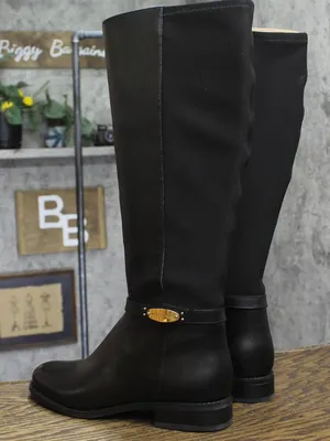 NWT Michael Michael Kors Finley Knee-High Riding Boots 40F1FIFBEL Black 7M thumbnail 9