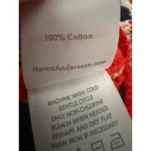 Hanna Andersson Multi boho Striped Crochet Knit Cotton Cardigan whimsi Sweater L thumbnail 6