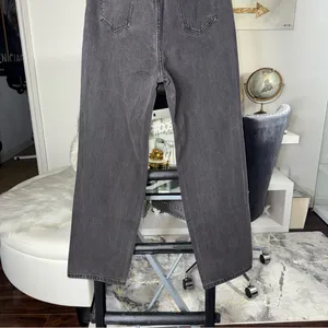 Princess Polly Holly Asymmetric High Rise Straight Leg Black Denim Jeans New thumbnail 13