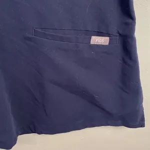 Figs Women's Deep Blue Short Sleeve Top thumbnail 2