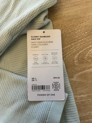 Athleta flurry seamless half zip  thumbnail 4