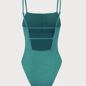 BERLOOK Lurex Jacquard Ruched One-Piece Swimsuit 66 thumbnail 7