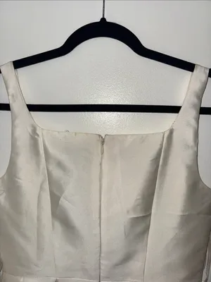 Adrianna Papell Ivory Embellished Mini Sheath Dress thumbnail 8