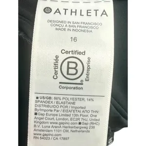 Athleta Brooklyn Heights High Rise Cargo Midi Skirt Black Size 16 Activewear thumbnail 12