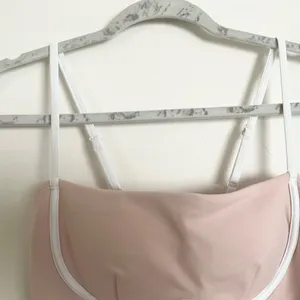 Alo Yoga Airbrush Streamlined Dress Pink Quartz/White XS thumbnail 3