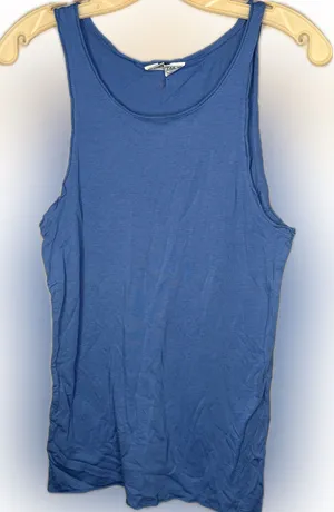 Hard Tail Forever Blue Tank Top nwot Size M thumbnail 1