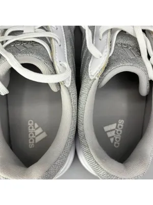 Adidas Tech Response Golf Shoes Womens 8 White Gray Sneakers Athletic BD7147 thumbnail 5