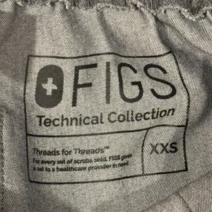 FIGS Technical Kade Scrub Pants Women's Charcoal Grey Cargo Drawstring‎ XXS thumbnail 8