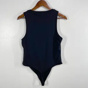 Babaton Black Sleeveless Thong Bodysuit Size S Minimalist Stretch‎ Basic Top thumbnail 2