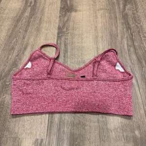 Bo+Tee Womens Red 2PC Seamless Sports Bra Legging Yoga Pant Set XS/Small thumbnail 3