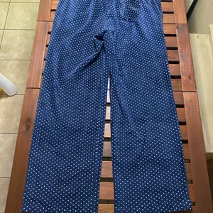 Daniel Buchler Blue Polka Dot Lounge Pants Size M thumbnail 5