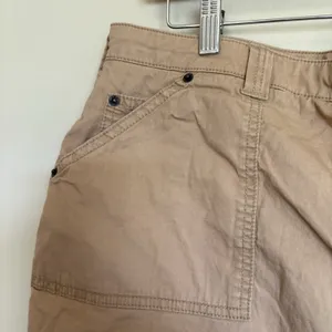 VINTAGE Abercrombie Fitch Skirt Womens L Brown Mini Utility Pocket Tactical‎ Y2K thumbnail 3