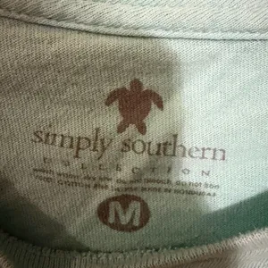 Simply Southern Seafoam Green Tee thumbnail 2