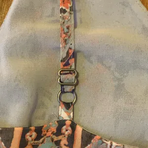 CAbi Dress Medium Multicolor Abstract Mini Pockets Adjustable Straps Lined thumbnail 9