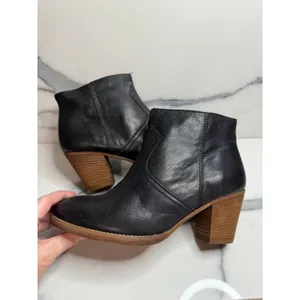 Madewell 1937 Women's Black Leather Winston Boots Sz 9 Classic Staple Western thumbnail 6