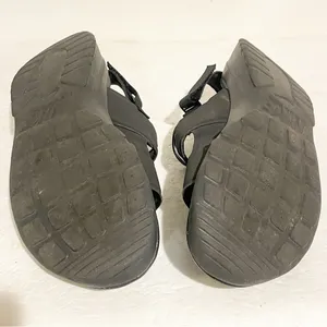 Nike Size 9 Wide Tanjun Women's Sandal Black‎ White 882694-001 Straps thumbnail 5