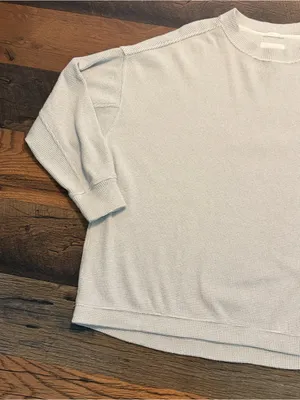 Women’s Aerie Getaway Waffle Sweatshirt Size Large thumbnail 2
