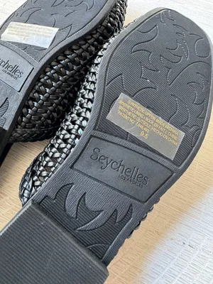 Seychelles Black Woven Mule Slide Sandals Size 9.5 thumbnail 8