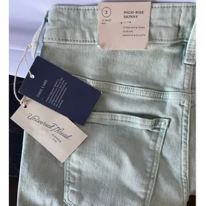Universal Thread Womens Mint‎ Green High Rise Skinny Ankle Jeans Size 2 26R NEW thumbnail 7
