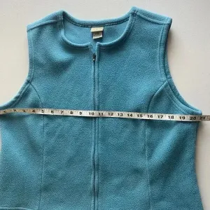 LL BEAN Fleece Vest Womens Size L Large Blue Arctic‎ Crop Y2k Cozy 90s Gorpcore thumbnail 7