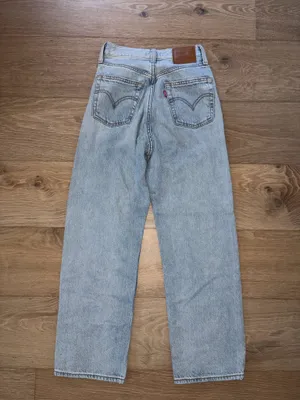Levi's Straight Ankle blue jeans Size 24  thumbnail 2