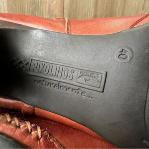 Pikolinos Brown Leather Women’s Ankle Boots w/ Moccasin‎ Stitching size 9.5 (40) thumbnail 8