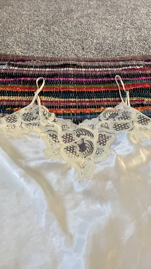 Vintage White Victoria’s Secret Night Gown Size Large thumbnail 2
