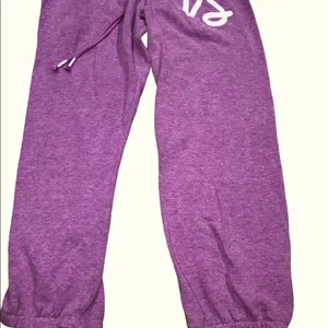 Victorias Secret purple crop joggers size xsmall thumbnail 5