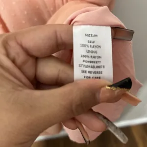 Prómesa Smocked Bodice Puff Sleeve Tiered Maxi Dress Peach M thumbnail 5