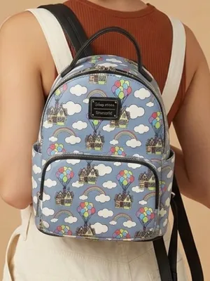 Loungefly x Disney Pixar Up Balloon House Mini Backpack - Blue thumbnail 1