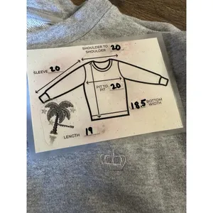 Juicy Couture Cropped Crew Neck Sweatshirt Gray Women’s Medium Crown Logo thumbnail 3