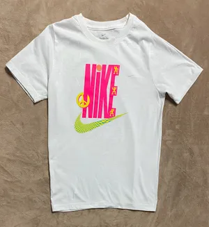 Nike “The Nike Tee” 100% Cotton T-Shirt with colorful psychedelic graphic Size L thumbnail 1