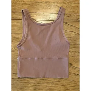Lululemon Women’s Mauve Power Pivot Racerback Sports Bra Tank Size S thumbnail 3