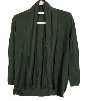 Zara knit green sweater women’s size‎ small thumbnail 1
