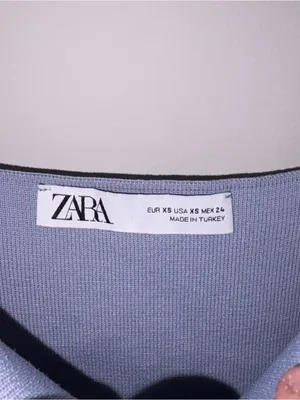 Women’s Zara Blue/Grey Dress Size: XS thumbnail 4