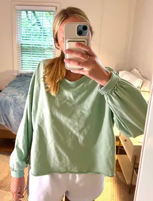 Altar'd State green pullover thumbnail 1