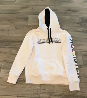 Hollister white hoodie thumbnail 1