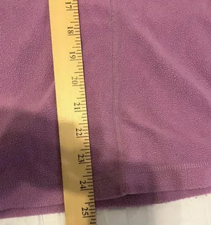 Ll bean light purple pullover fleece size medium thumbnail 5