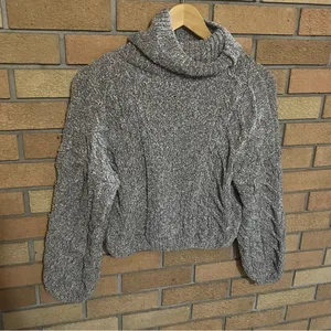 NWT Blank NYC Braided Chenille Able Turtleneck Sweater in Tonight Only Size XS thumbnail 3