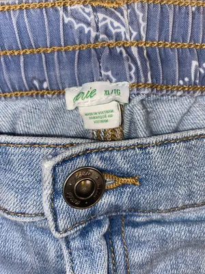 aerie Distressed Light Blue Denim Cutoff Shorts thumbnail 2