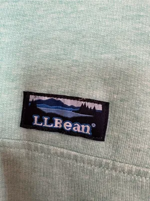 LL Bean Knit Style Pullover 1/4 Button Up Women’s Size XL Teal/Blue thumbnail 8