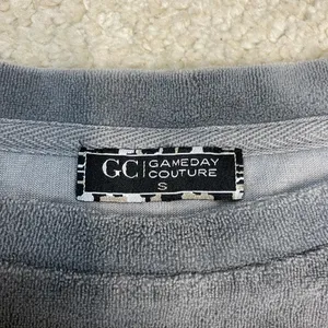 GC Gameday Couture Ohio State OSU Velour Sweatshirt Size S thumbnail 4