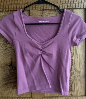 Aeropostale Crop Top Purple thumbnail 1