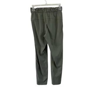 Lululemon On The Fly 7/8 Olive Green Tapered Ankle Athletic Pants W5BPNS Sz 2‎ thumbnail 2
